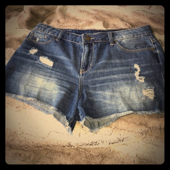 calvin klein jean shorts